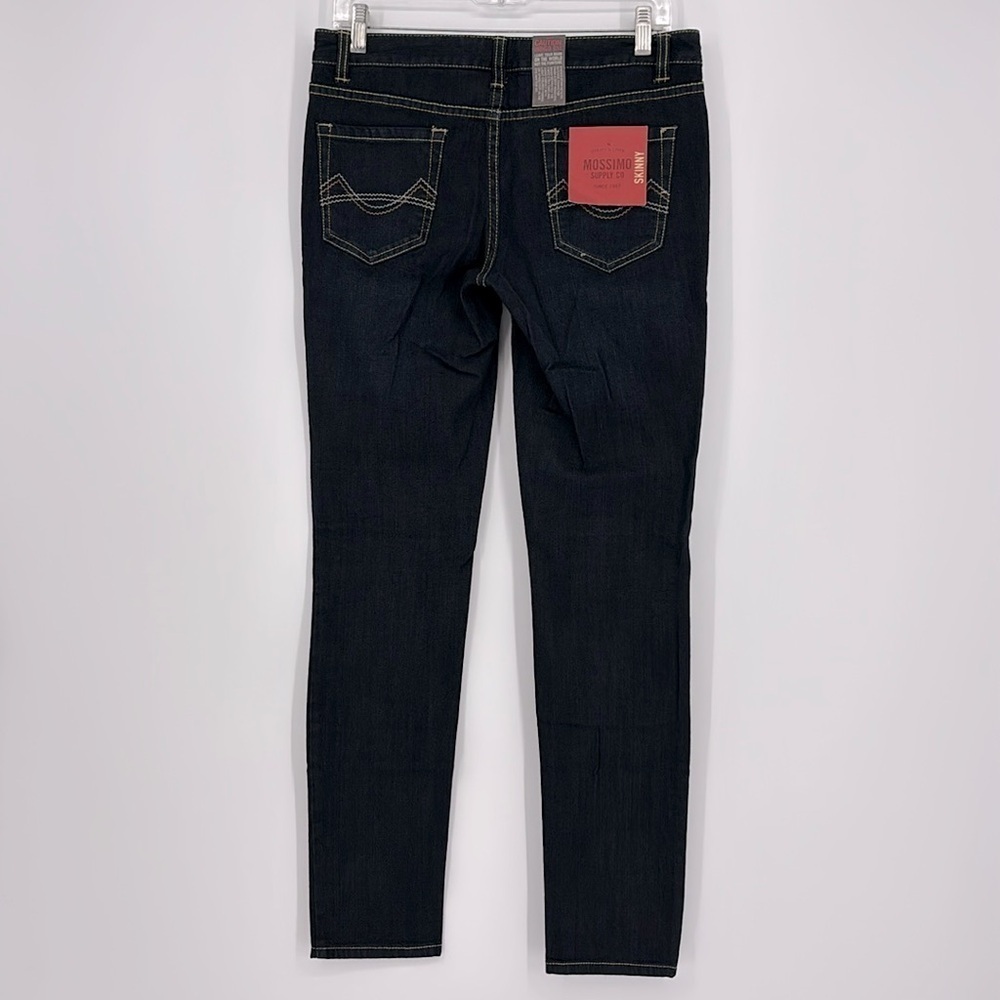Mossimo Supply Co Low Rise Skinny Jeans Size 7 Regular Dark Wash Indigo NWT! - Picture 10 of 10